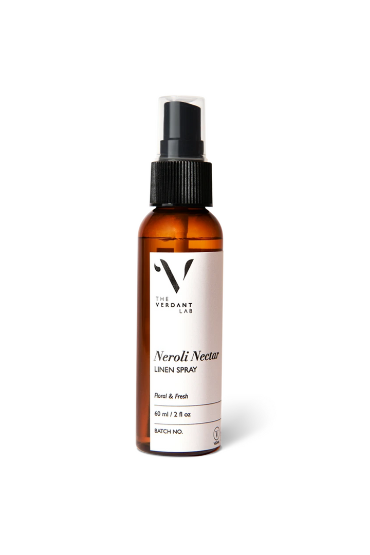 The Verdant Lab Linen Spray in Neroli Nectar, available on ZERRIN with free Singapore shipping