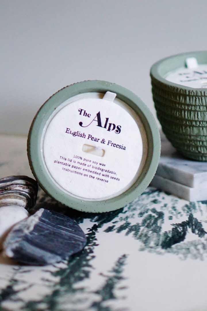 Pass it On Candle in Alps (English Pear & Freesia), available on ZERRIN