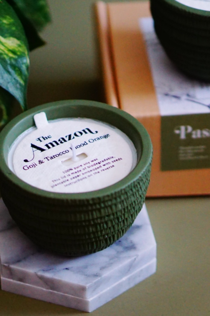 Pass In On Candle in Amazon (Goji & Tarocco Blood Orange), available on ZERRIN