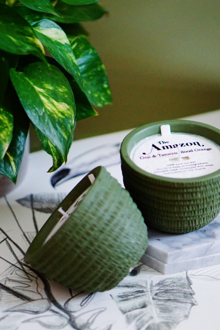 Pass In On Candle in Amazon (Goji & Tarocco Blood Orange), available on ZERRIN