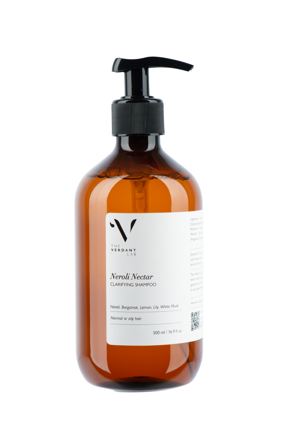 The Verdant Lab Clarifying Shampoo in Neroli Nectar, available on ZERRIN