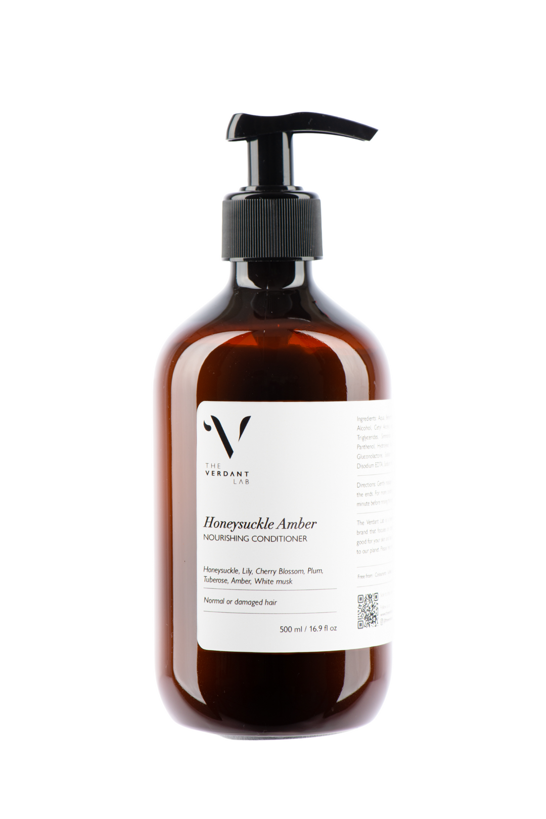 The Verdant Lab Nourishing Conditioner in Honeysuckle Amber, available on ZERRIN