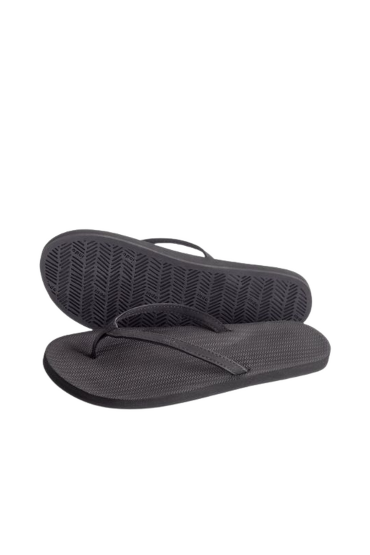 Indosole Women’s ESSNTLS Flip Flops in Black, available on ZERRIN with free Singapore shipping