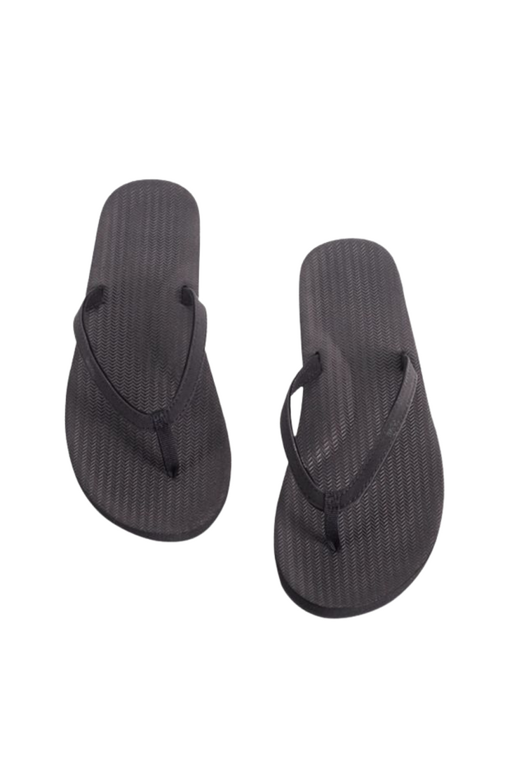 Indosole Women’s ESSNTLS Flip Flops in Black, available on ZERRIN with free Singapore shipping