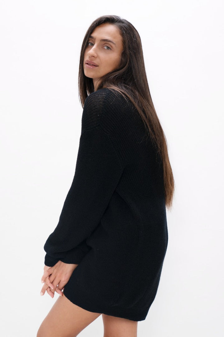 Salzburg SZG Cocoon Cardigan In Licorice