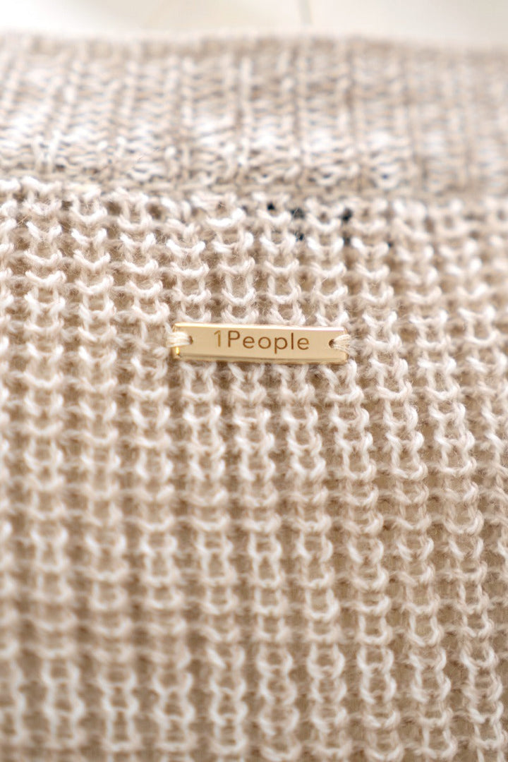 Salzburg SZG Cocoon Cardigan In Sand Marl
