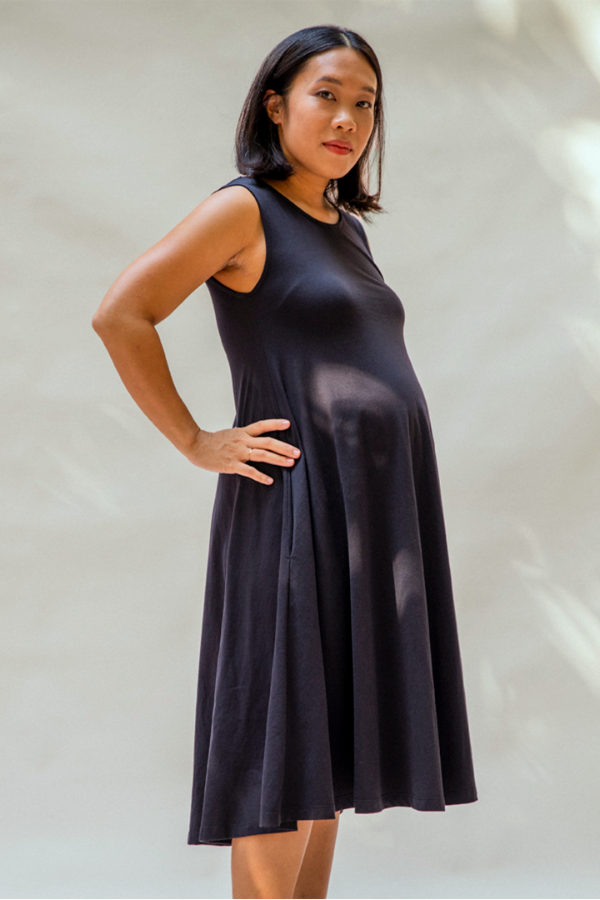 Sleeveless Dress in Black