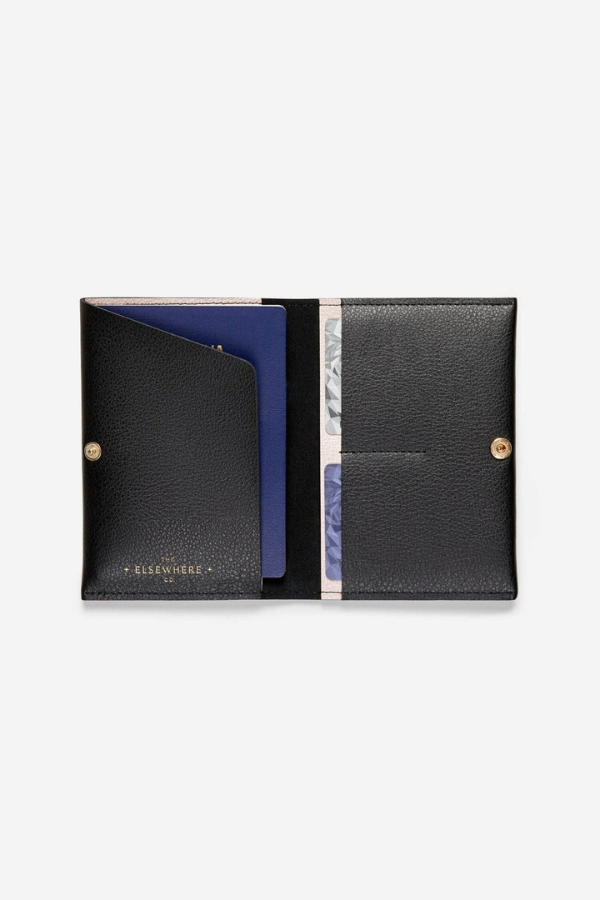 City Break Bestie Passport Cover Set in Nightfall Black