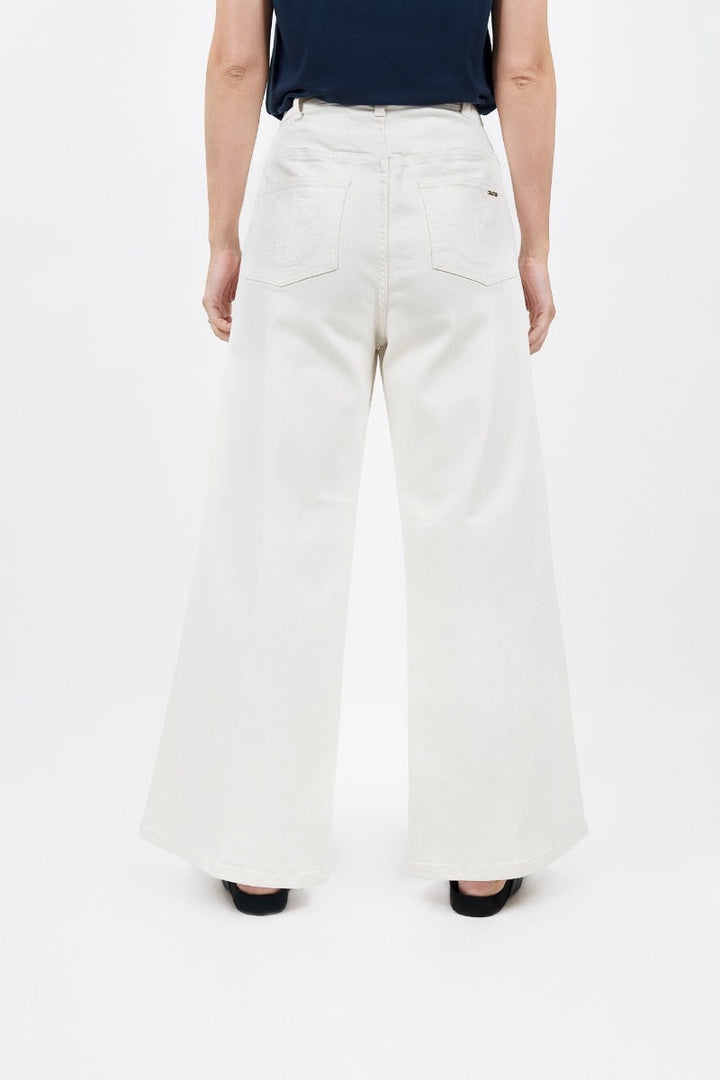 Los Angeles LAX Wide Leg Jeans In Alto
