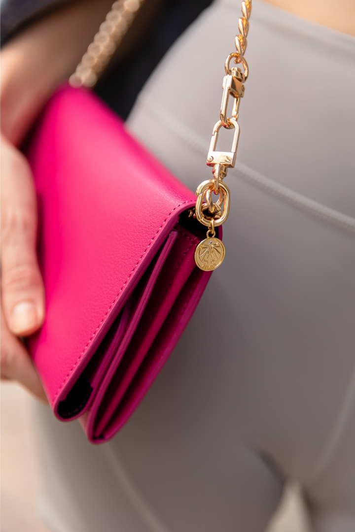 The Elsewhere Co. Sustainable Leather Wallet in Paradise Pink, available on ZERRIN with free Singapore shipping