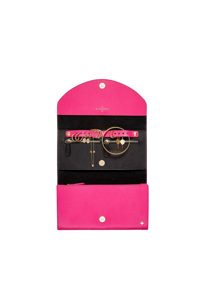 The Elsewhere Co. Sustainable Leather Wallet in Paradise Pink, available on ZERRIN with free Singapore shipping