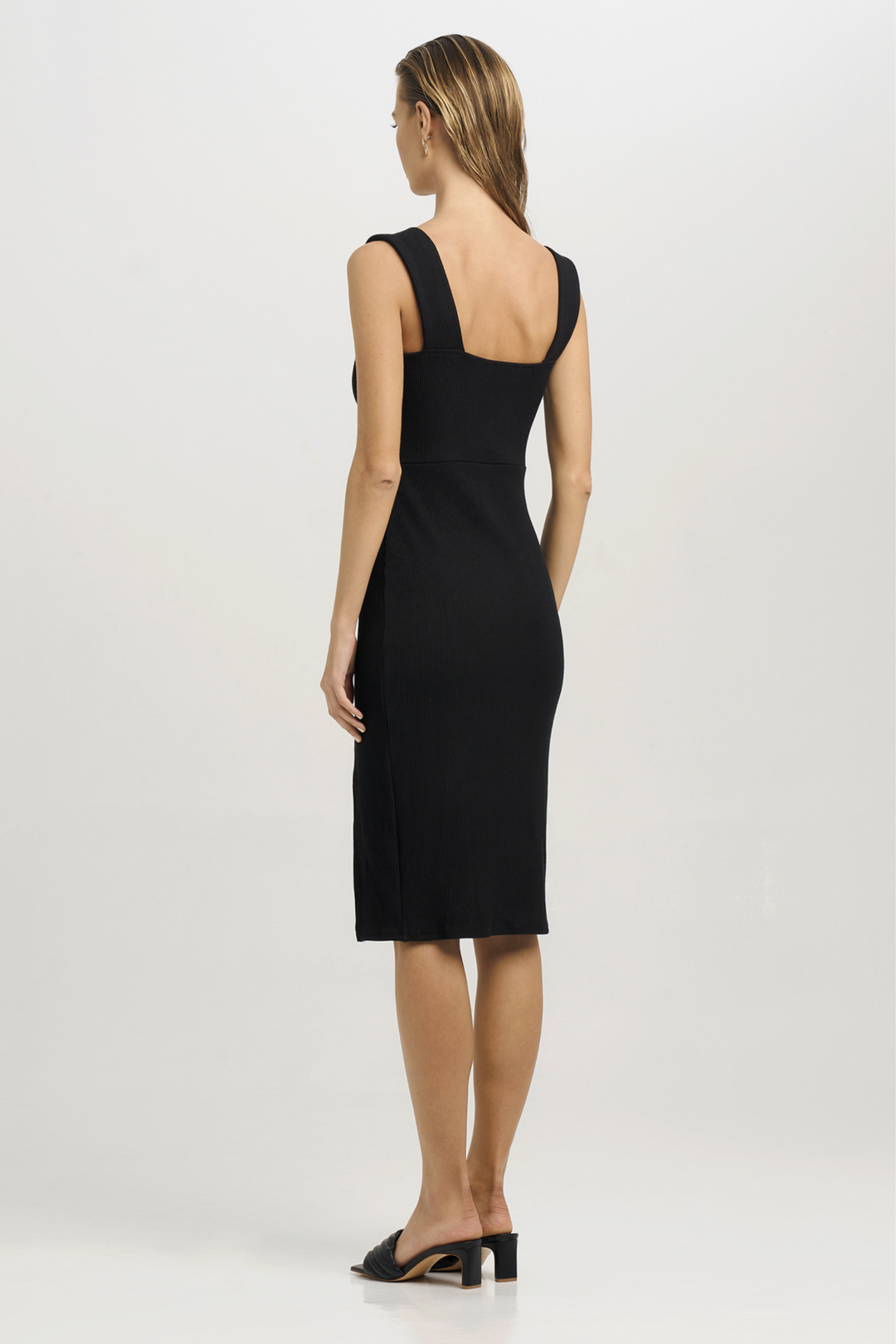 Sans Faff Samantha Ribbed Dress, a bodycon style made from bamboo fabric, available on ZERRIN with free Singapore shipping
