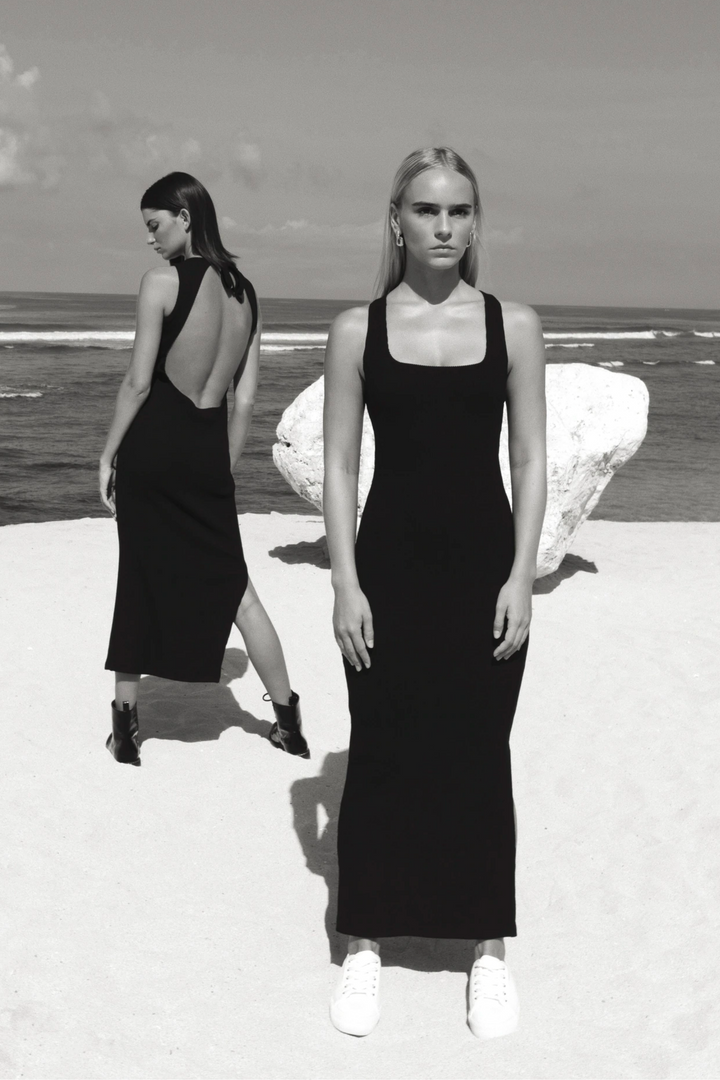 Sans Faff Gibran Cross Back Dress, available on ZERRIN with free Singapore shipping