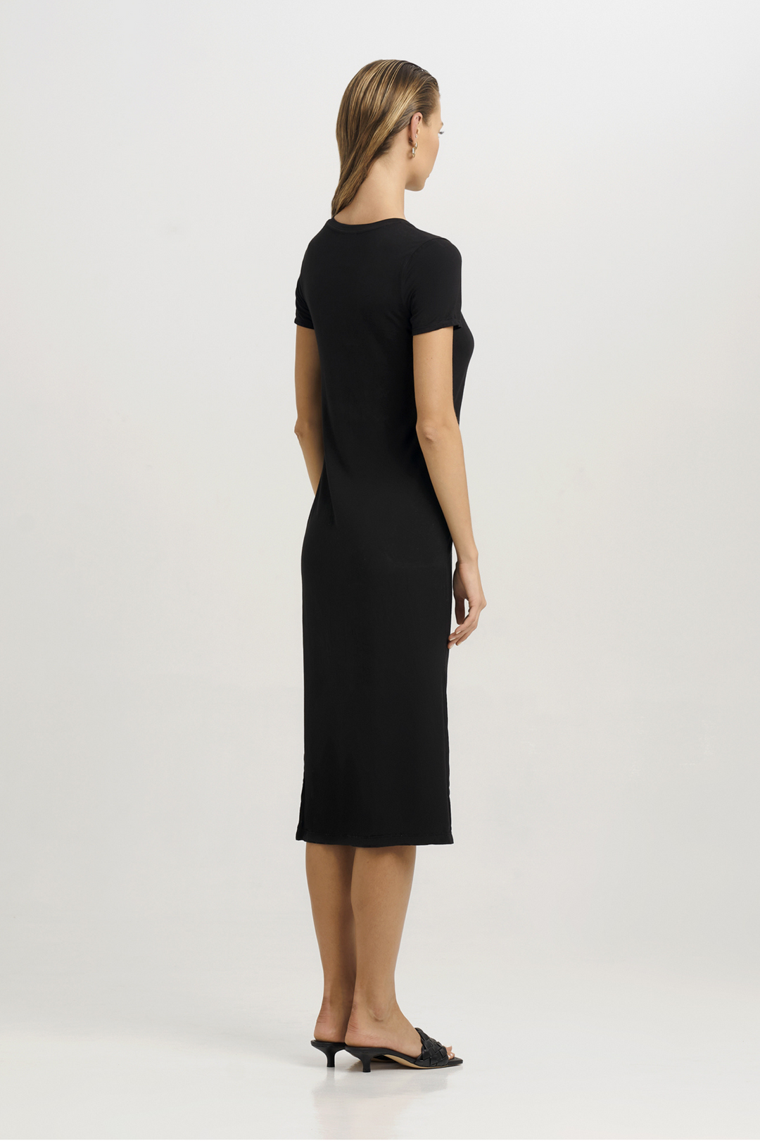 Marie V-Neck Bamboo Fabric Dress by Sans Faff, available on ZERRIN with free Singapore shipping