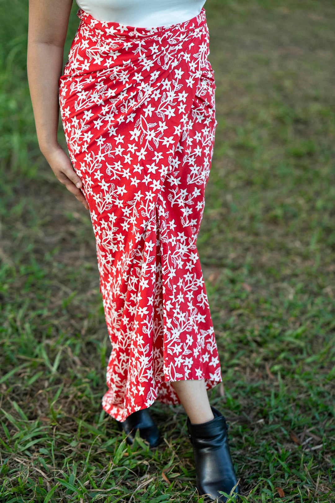 Batik Sarong Skirt In Jasmin Saga Seed