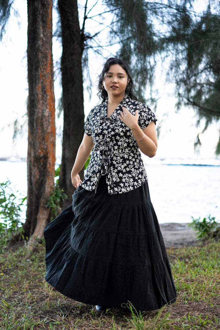 Batik Kebaya Salma Top In Jasmin Ebony