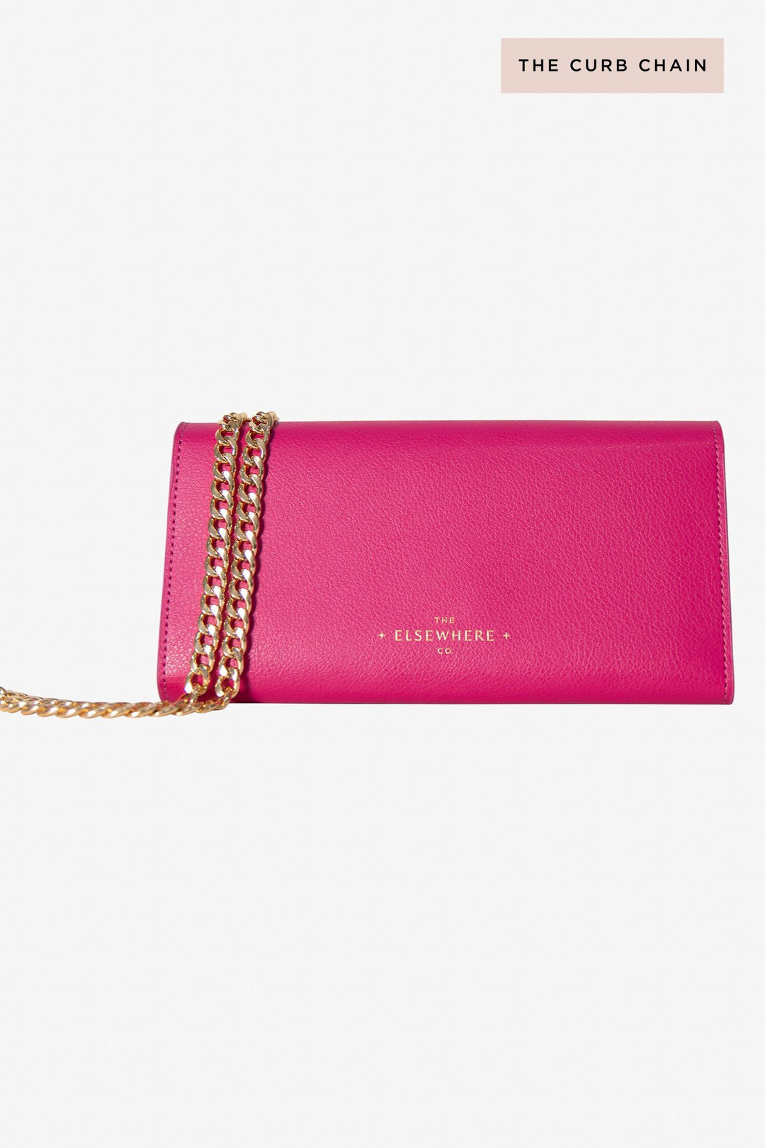 Travel Wallet, Chain + Charm Set In Paradise Pink