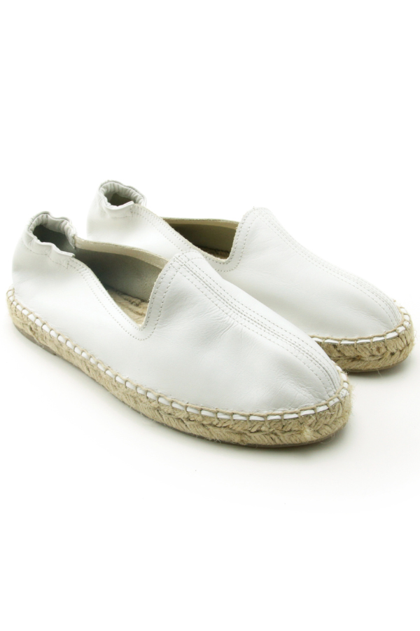 Star Slip-on Shoes Espadrille In White
