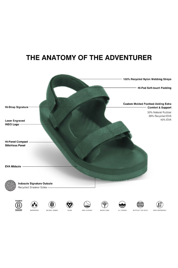 Men's Adventurer Sandals In Leaf