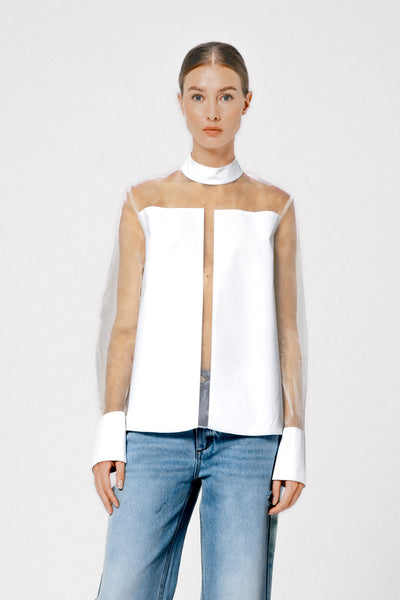 Paris Organic Cotton Panelled Shirt
