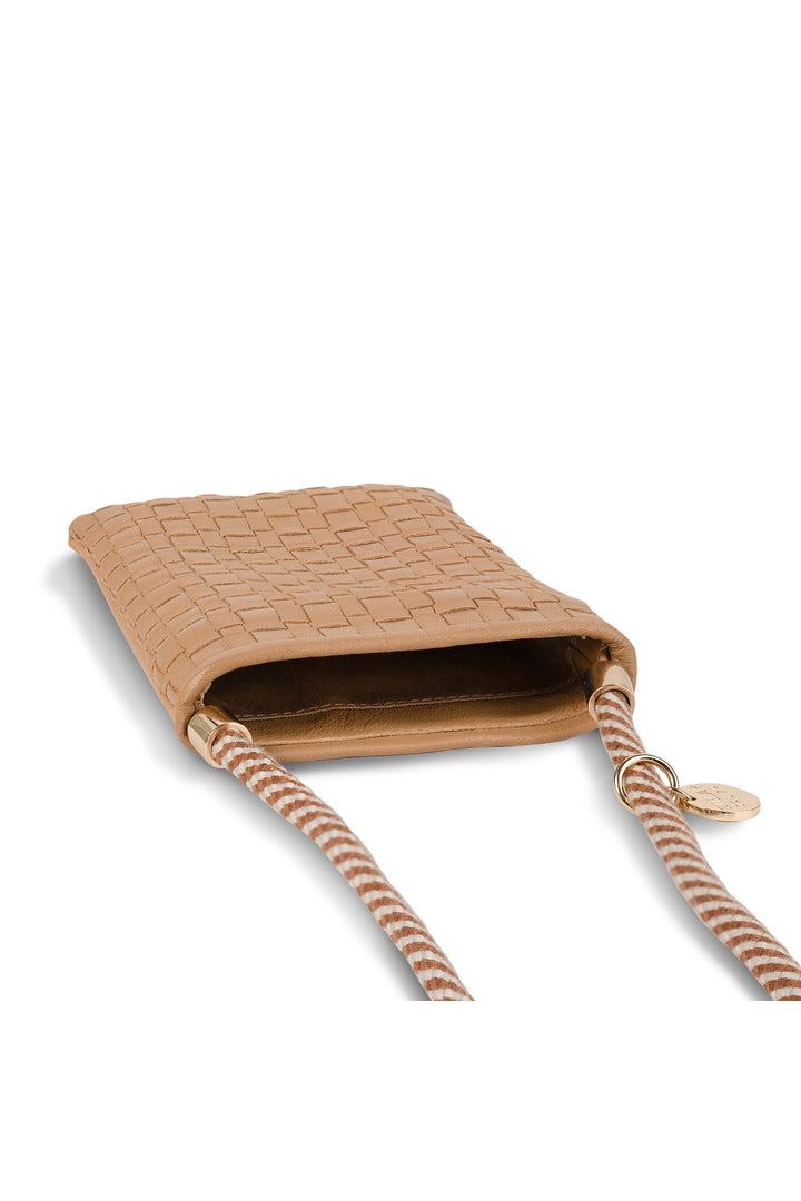 Berawa Phone Pouch In Caramel