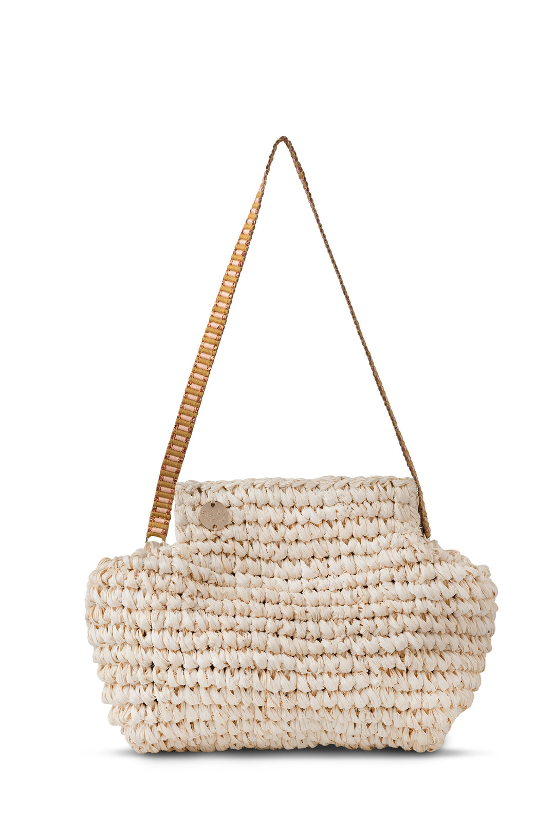 Lilis Small Raffia Frame Clutch