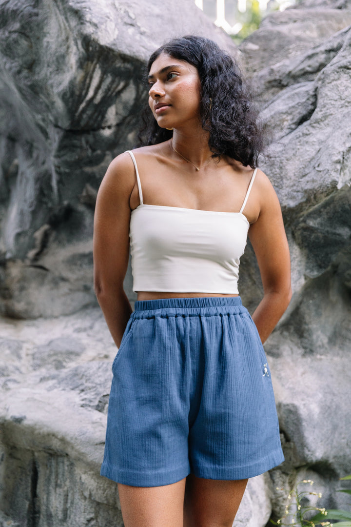 Breathe Organic Cotton Navy Shorts