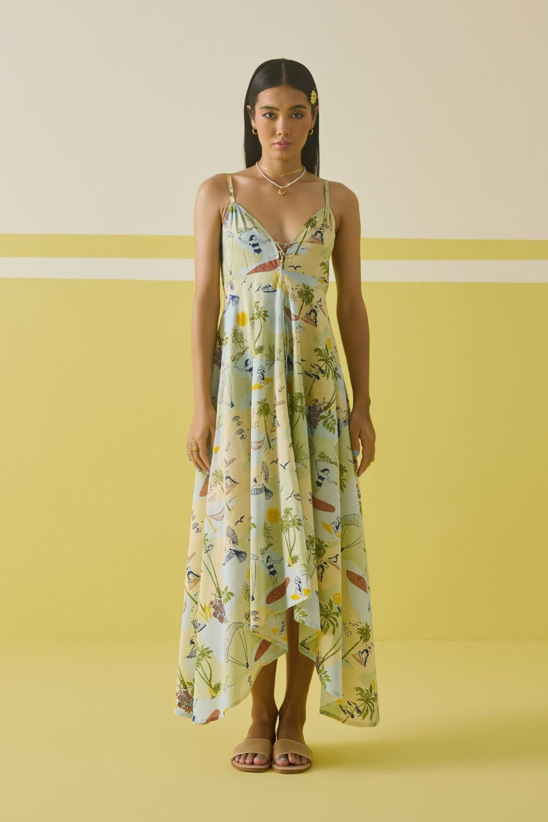 Summer Sea Lyocell Dress