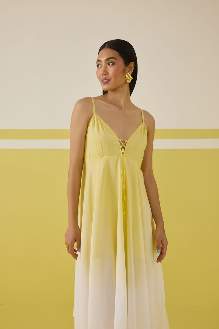 Sunshine Sea Lyocell Maxi Dress