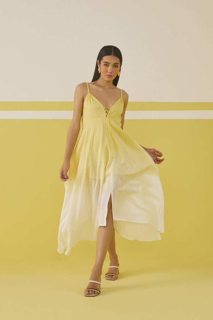 Sunshine Sea Lyocell Maxi Dress