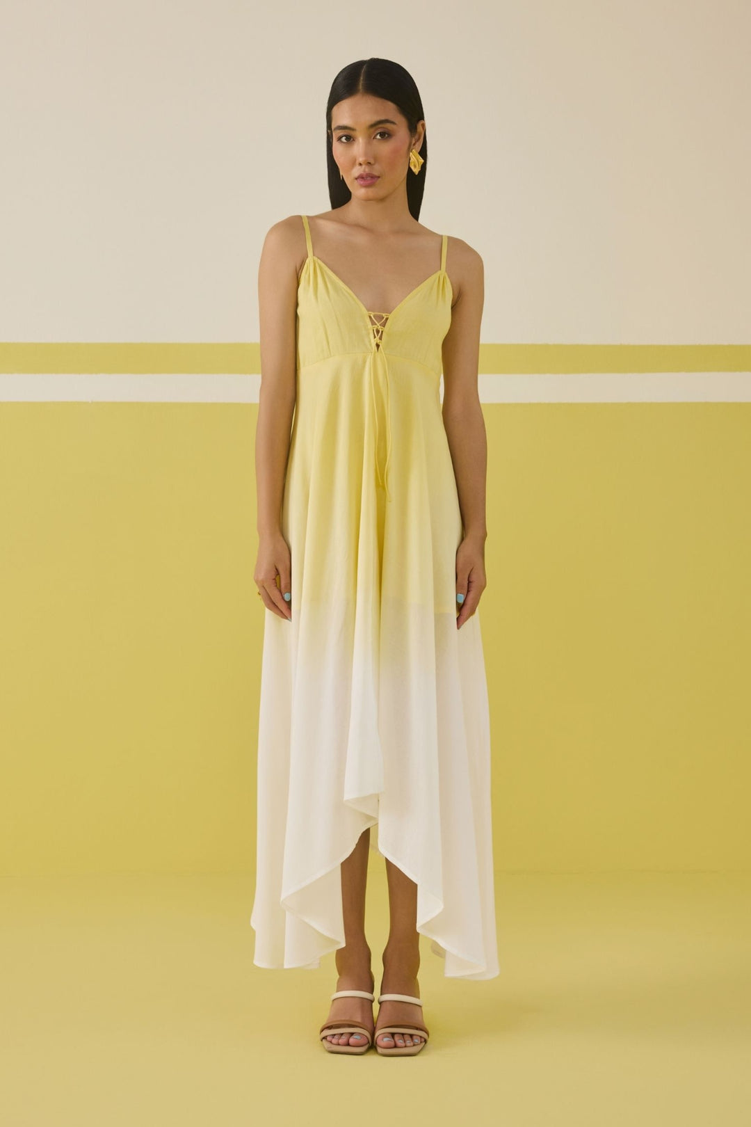 Sunshine Sea Lyocell Maxi Dress