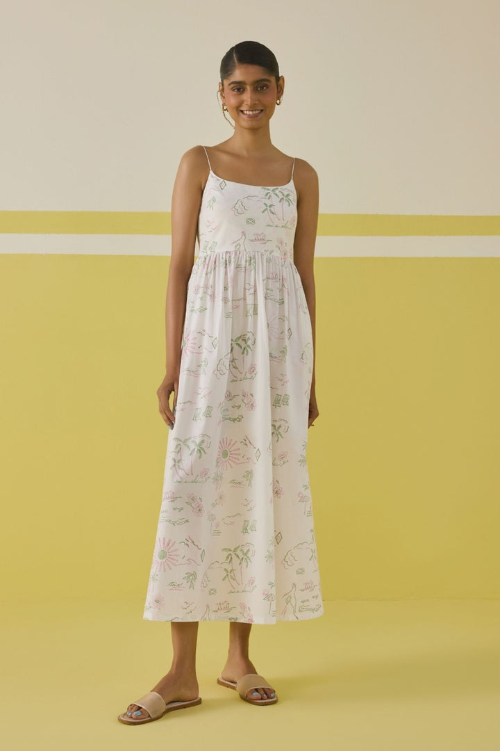 Sweet Sunshine Organic Cotton Maxi Dress