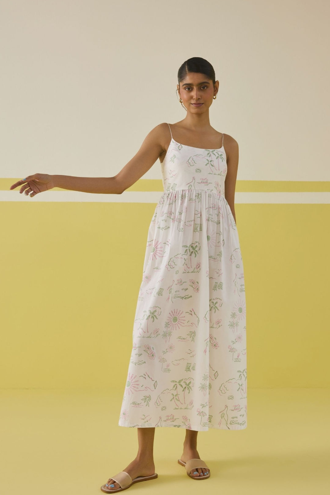 Sweet Sunshine Organic Cotton Maxi Dress