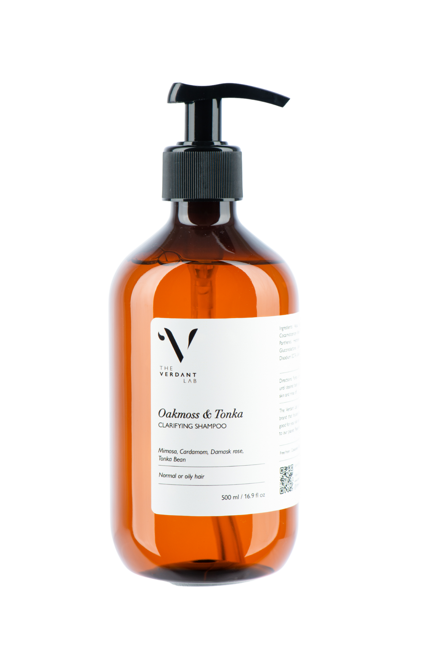 The Verdant Lab Clarifying Shampoo in Oakmoss & Tonka, available on ZERRIN