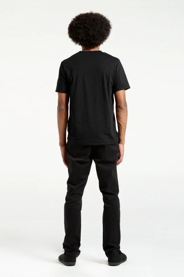 Cotton Crew T-shirt in Black