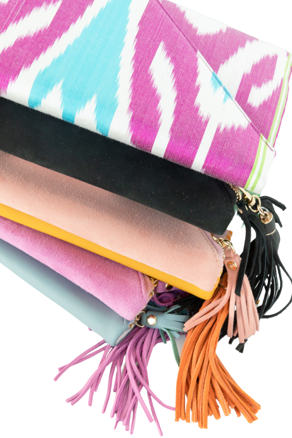 Frankitas Titin Clutch in Pink & Turquoise