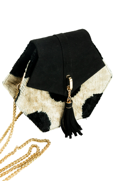 Frankitas Mini Koko Bag in Velvet Polka Dot