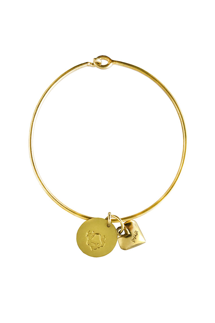 Women's zodiac bracelet by Pyar, available on ZERRIN with free Singapore shipping 