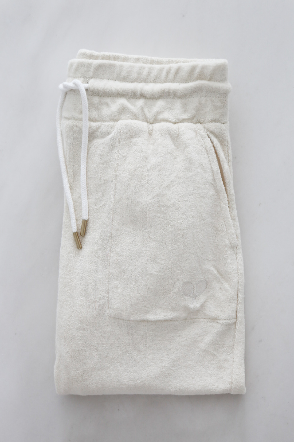 Sette Towel Boy Jogger in White