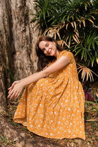 Wray Crafted Arin Dress in Gold