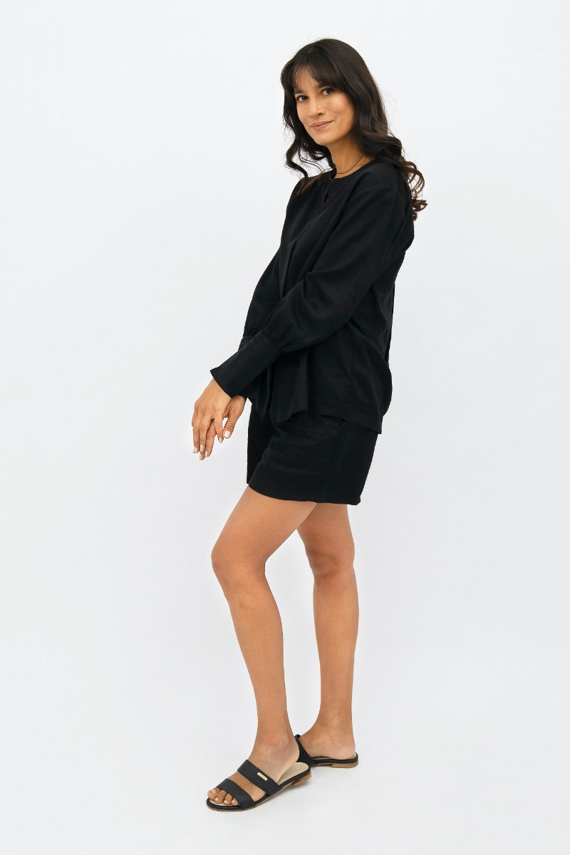 1 People Cap Ferret Long Sleeves Shirt In Licorice
