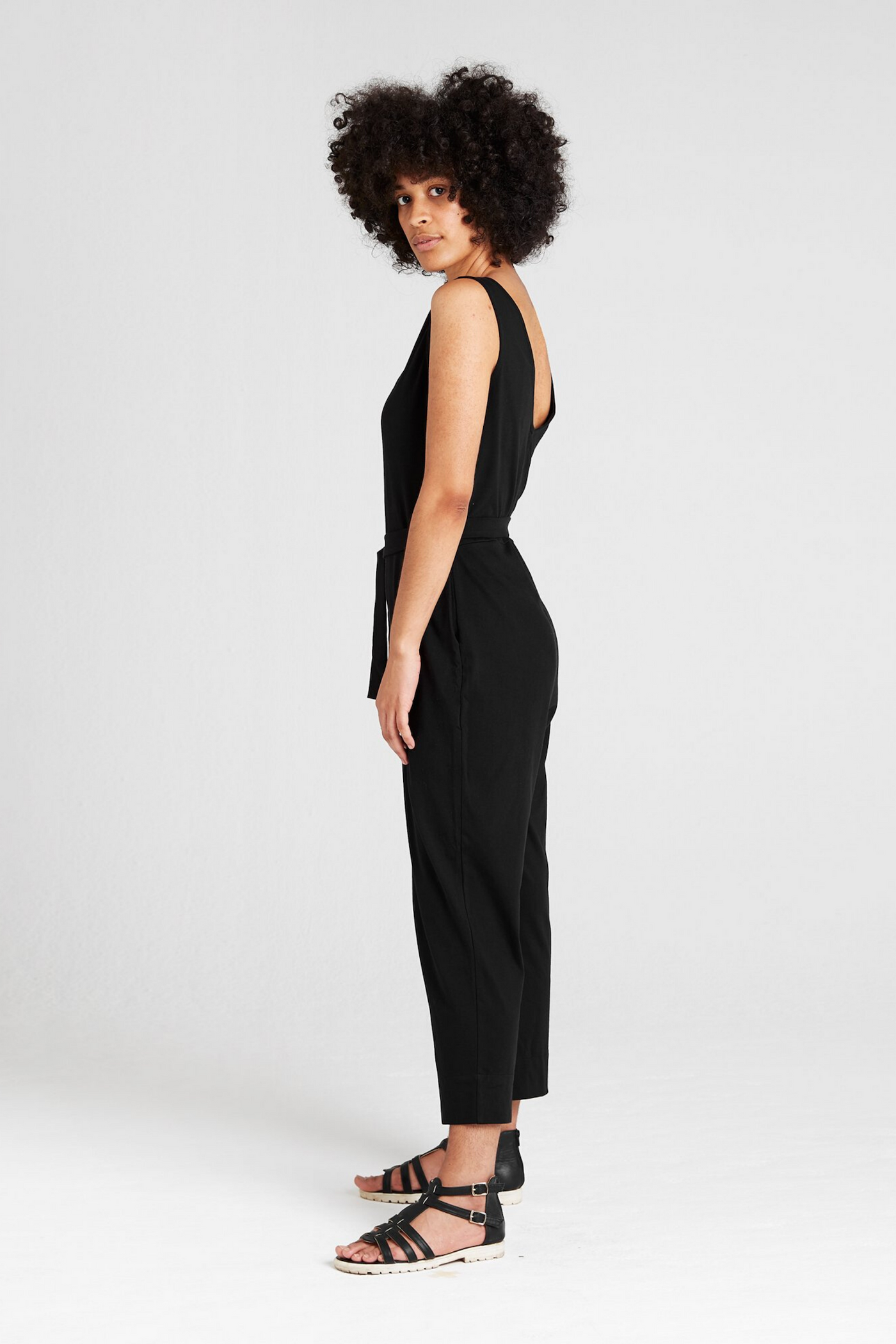 Dorsu Black Jumpsuit, available on ZERRIN with free Singapore shipping