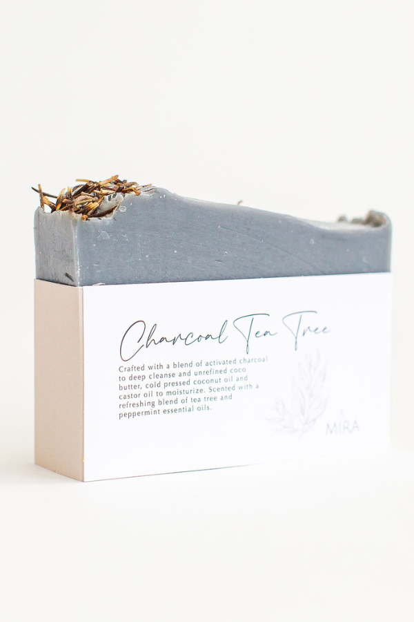 MIRA Charcoal Tea Tree Bar Soap