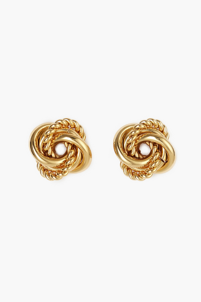 Lara & Ela Lauren Knot Earrings, available on ZERRIN with free Singapore delivery