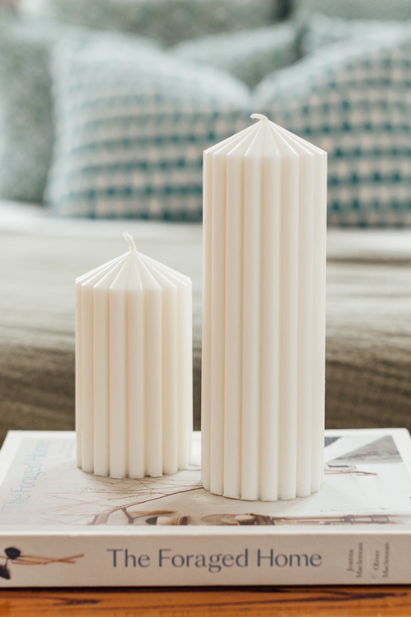 Ava and Grace Sculpture Candle (set of 2)