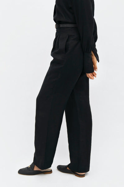 French Riviera NCE Wide Leg Pants In Licorice