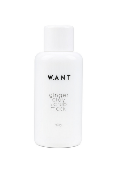 Ginger Clay Scrub Mask by Want Skincare, available on ZERRIN