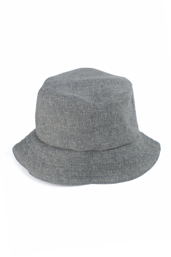 Reversible Grey Bucket Hat