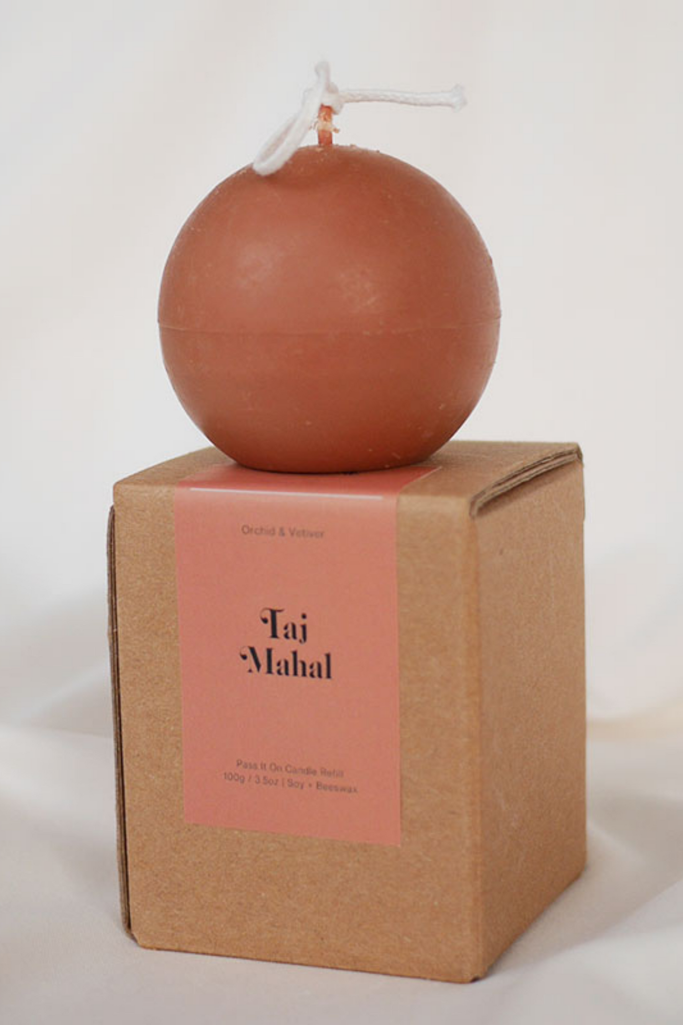 Pass It On Candle Refill in Taj Mahal (White Tea & Ginger), available on ZERRIN