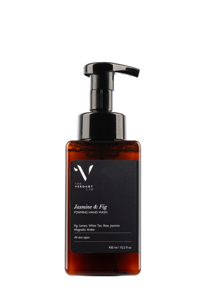 The Verdant Lab Foaming Hand Wash in Jasmine & Fig, available on ZERRIN with free SIngapore shipping